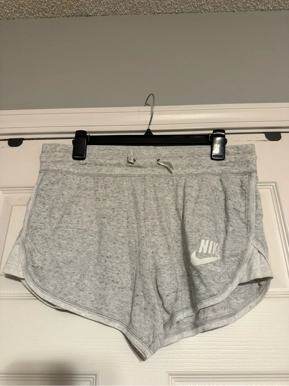 Nike Women's Heather Gray Athletic Lounge Shorts